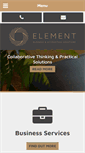 Mobile Screenshot of elementbusiness.com